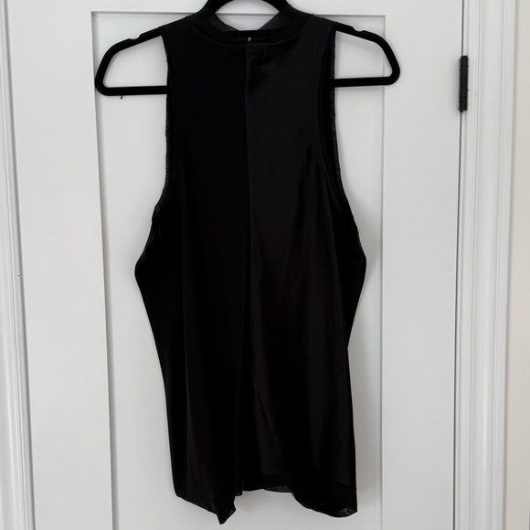 Ramy Brook Aida Silk Wrap Tank Black Sleeveless Blouse BNWT Size L $295 - Picture 8 of 9